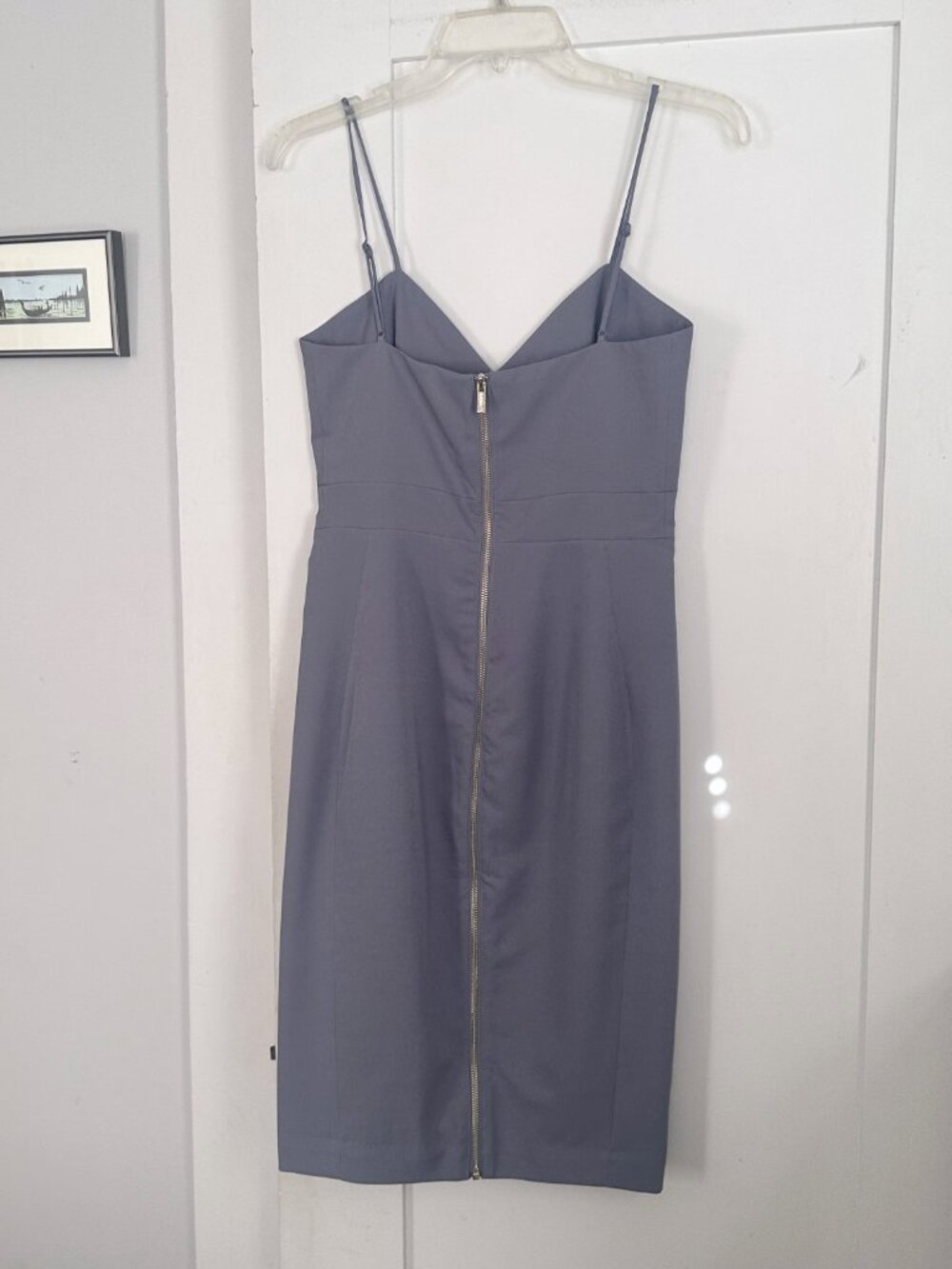 House of CB Raqa Dress S Grey Bodycon Midi Gigi Hadid Celebrity Style - Picture 5 of 12